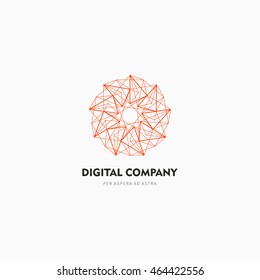 Modern colorful abstract vector logo or element design. Best for identity and logotypes.
