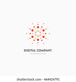 Modern colorful abstract vector logo or element design. Best for identity and logotypes.
