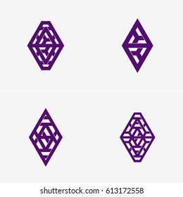 Modern colorful abstract vector logo or element design. Best for identity and logotypes. Simple shape.
