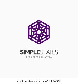 Modern colorful abstract vector logo or element design. Best for identity and logotypes. Simple shape.
