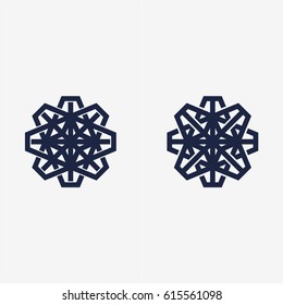 Modern colorful abstract vector logo or element design. Best for identity and logotypes. Simple shape.

