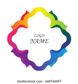 Modern colorful abstract vector logo or element design, logo icon 
