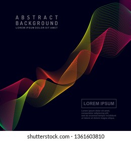 modern colorful Abstract wave background website Landing Page. Template for websites, or apps. Modern design. Abstract vector style