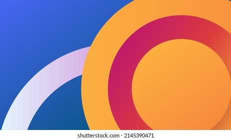 Fondo colorido moderno con decoración de textura con formas geométricas de gradiente abstracto. Ilustración vectorial para el diseño de presentaciones, informe anual, banner tecnológico, encabezado web