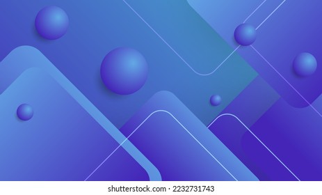 Modern colorful background with dynamic abstract geometric shapes elements decoration. Vector illustration for social media cover, presentation background, certificate background, business card design