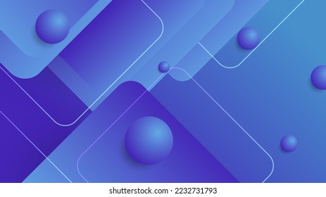 Modern colorful background with dynamic abstract geometric shapes elements decoration. Vector illustration for social media cover, presentation background, certificate background, business card design