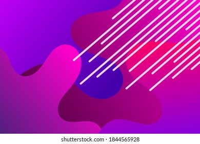Modern colorful background with fluid shapes composition and elegant white lines. suitable for backgrounds, websites, social media, banners, posters, etc.
