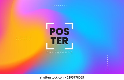 Modern colorful background. Smooth color gradation. Blurred colorful gradient background. Vector illustration for your graphic design, template, banner, poster