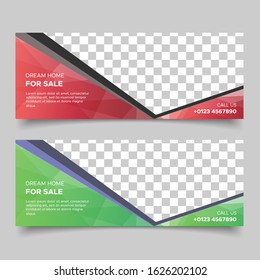 Modern colorful banner design templates. Vector illustration EPS 10