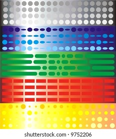 modern colorful banners