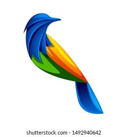 A Modern and Colorful Bird Logo