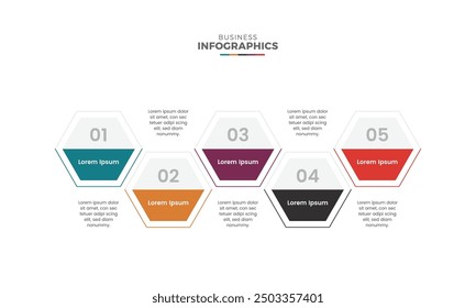 Modernas Plantillas de diseño de infografía circular de negocios coloridas y diapositivas de presentación