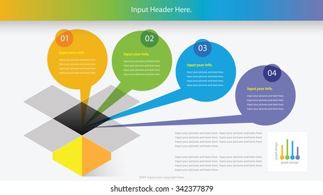Modern colorful circle infographic options banner. Vector illustration. can be used for workflow layout, diagram, number options, web design.