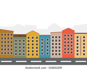 Modern Colorful City