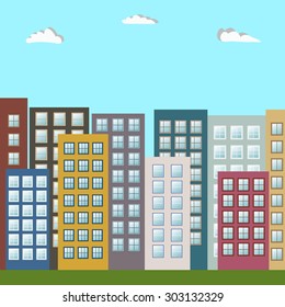Modern Colorful City, Apartments For Sale / Rent, Real Estate