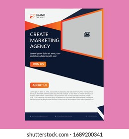 Modern colorful corporate business flyer 