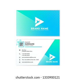 Modern colorful creative business card and name card,horizontal simple clean template vector design, layout in rectangle size 