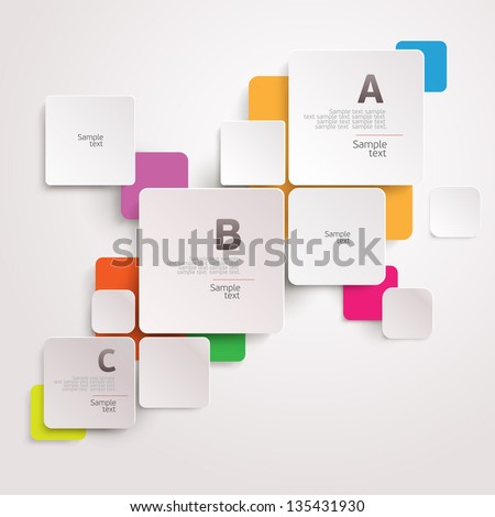 Modern colorful design