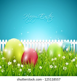 Modern colorful Easter background