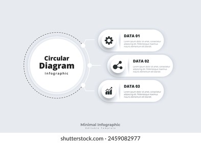 Modern Colorful Editable Infographic Design Template Vector