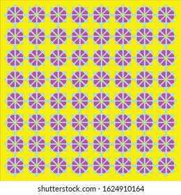 modern and colorful floral batik pattern 