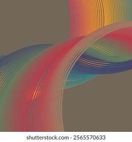  Modern colorful flow abstract background