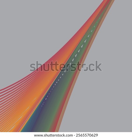   Modern colorful flow abstract background vector background