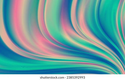 Modern Colorful Flow Background. Abstract Chromatic Gradient with Wavy Liquid Style