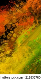 Fondo de flujo colorido moderno sobre negro. Forma líquida ondulada en el banner de color. Diseño artístico para su proyecto de diseño. Ilustración vectorial.