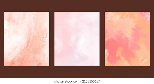 Montaje moderno y colorido de fondo. Colección de banners de color abstracto. Arte para tu proyecto de diseño. Ilustración vectorial.