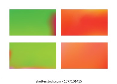 Modern colorful flow poster. Set of Modern Colorful Mesh Background for Banner or Print.