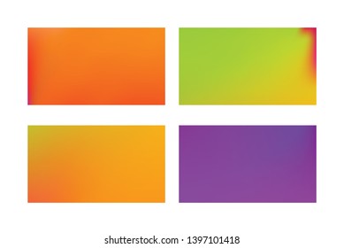 Modern colorful flow poster. Set of Modern Colorful Mesh Background for Banner or Print.