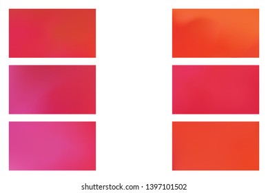 Modern colorful flow poster. Set of Modern Colorful Mesh Background for Banner or Print.