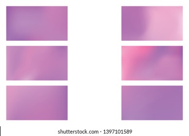 Modern colorful flow poster. Set of Modern Colorful Mesh Background for Banner or Print.