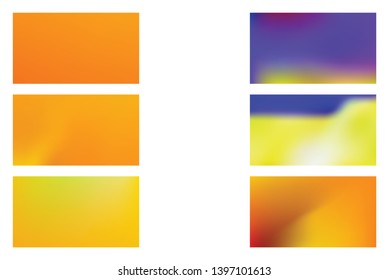 Modern colorful flow poster. Set of Modern Colorful Mesh Background for Banner or Print.
