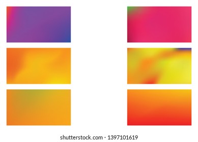 Modern colorful flow poster. Set of Modern Colorful Mesh Background for Banner or Print.