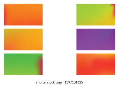 Modern colorful flow poster. Set of Modern Colorful Mesh Background for Banner or Print.