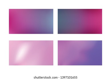 Modern colorful flow poster. Set of Modern Colorful Mesh Background for Banner or Print.