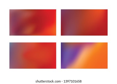 Modern colorful flow poster. Set of Modern Colorful Mesh Background for Banner or Print.