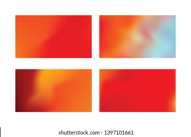 Modern colorful flow poster. Set of Modern Colorful Mesh Background for Banner or Print.
