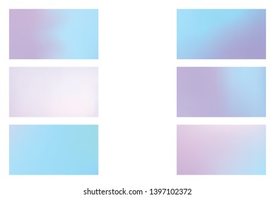 Modern colorful flow poster. Set of Modern Colorful Mesh Background for Banner or Print.