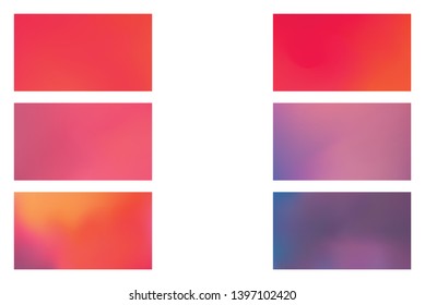 Modern colorful flow poster. Set of Modern Colorful Mesh Background for Banner or Print.