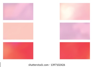 Modern colorful flow poster. Set of Modern Colorful Mesh Background for Banner or Print.