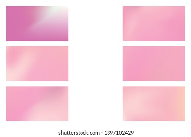 Modern colorful flow poster. Set of Modern Colorful Mesh Background for Banner or Print.