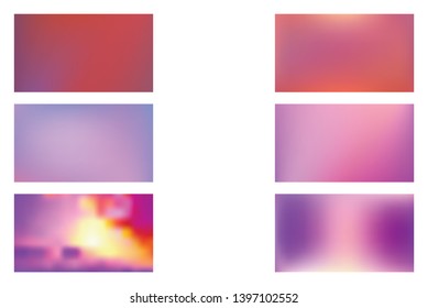 Modern colorful flow poster. Set of Modern Colorful Mesh Background for Banner or Print.