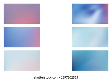 Modern colorful flow poster. Set of Modern Colorful Mesh Background for Banner or Print.