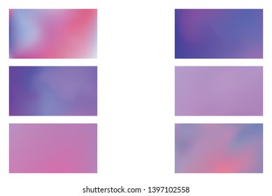 Modern colorful flow poster. Set of Modern Colorful Mesh Background for Banner or Print.