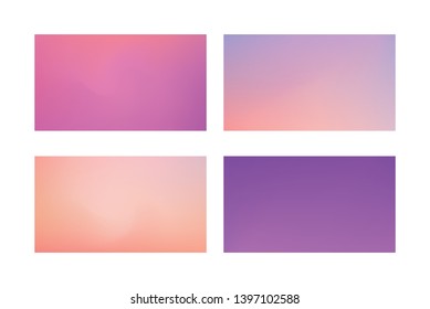 Modern colorful flow poster. Set of Modern Colorful Mesh Background for Banner or Print.