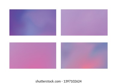 Modern colorful flow poster. Set of Modern Colorful Mesh Background for Banner or Print.