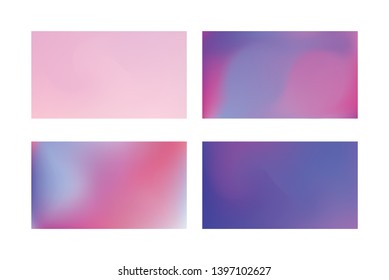 Modern colorful flow poster. Set of Modern Colorful Mesh Background for Banner or Print.